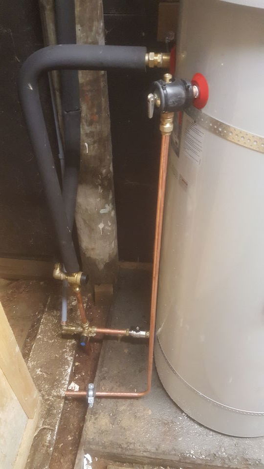 Bosch Water Heat Pump instalation